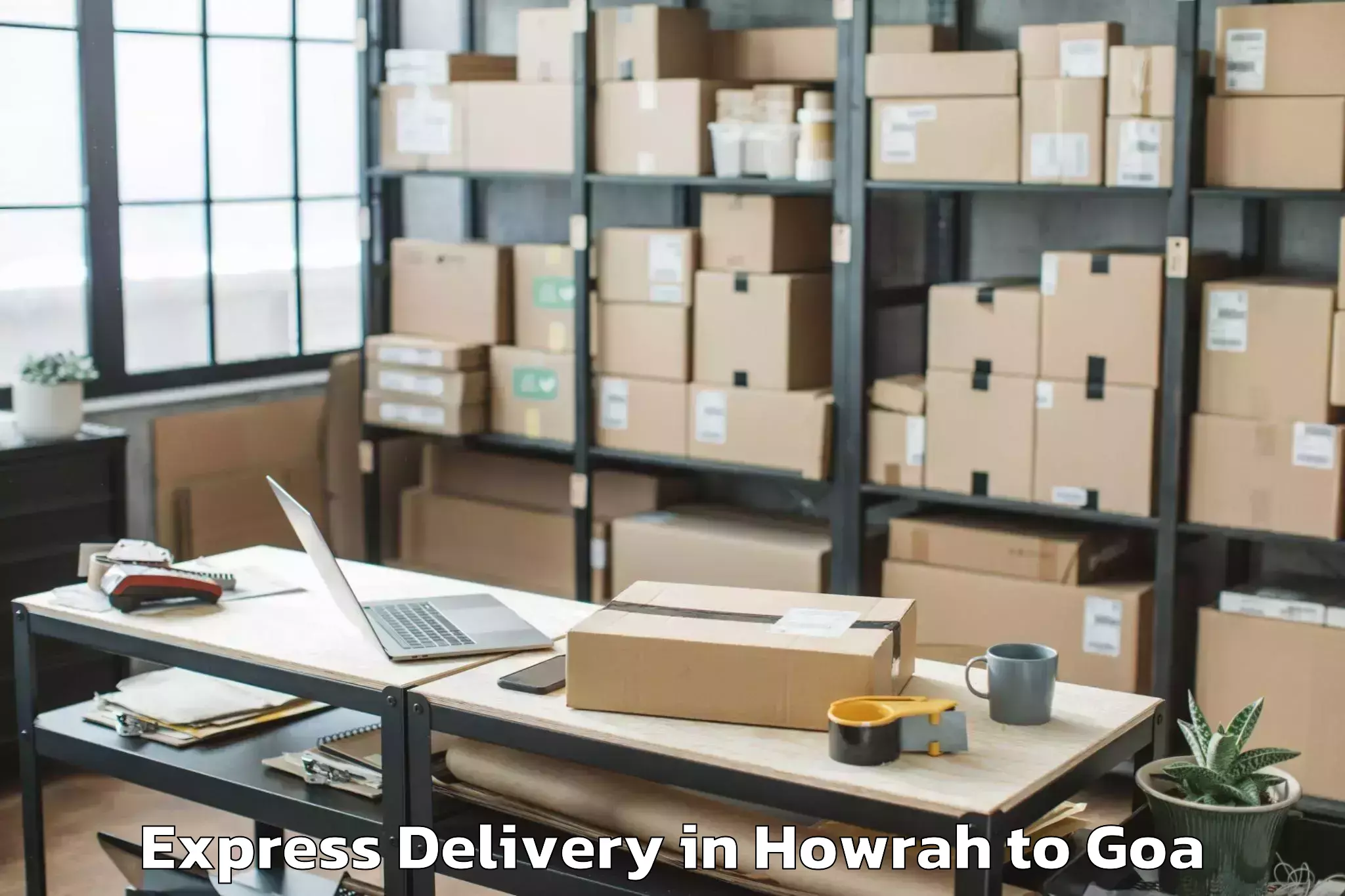 Hassle-Free Howrah to Pilerne Express Delivery